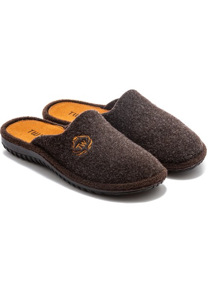 Data Erkek Ev Terliği Kahverengi 41/45 CC0438