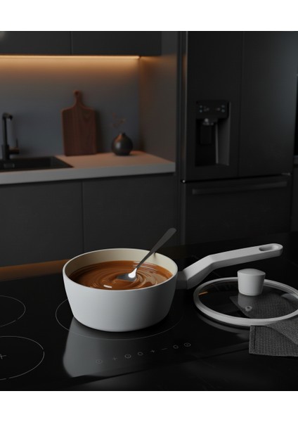 Swiss Crystal Light Grey Sos Tenceresi 16 cm fiyatları