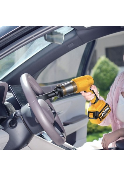 25000MAH Çift Bataryalı 20000PA Ultra Çekim Güçlü Çantalı Yedek Filtreli Araç Temizleme Süpürgesi modelleri