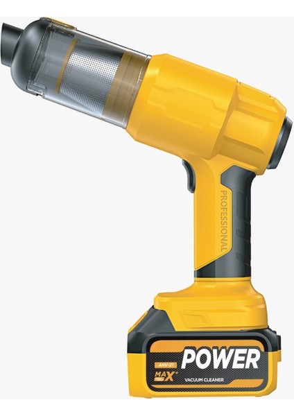 25000MAH Çift Bataryalı 20000PA Ultra Çekim Güçlü Çantalı Yedek Filtreli Araç Temizleme Süpürgesi