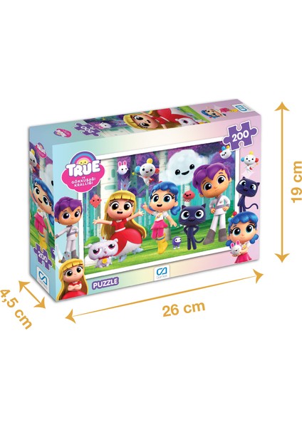 True - 200 Parçalı Puzzle