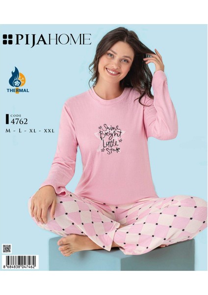 Pijahome Kadın Kışlık Termal Uzun Kollu Pijama Takımı fiyatları