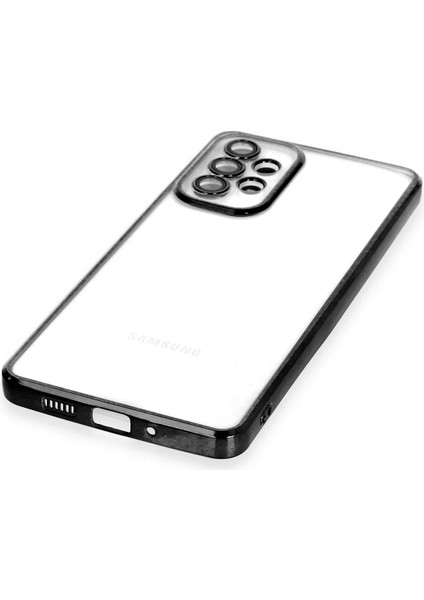 OMR02 Samsung Galaxy A73 5g Kılıf Lensli Silikon - Siyah fırsatları