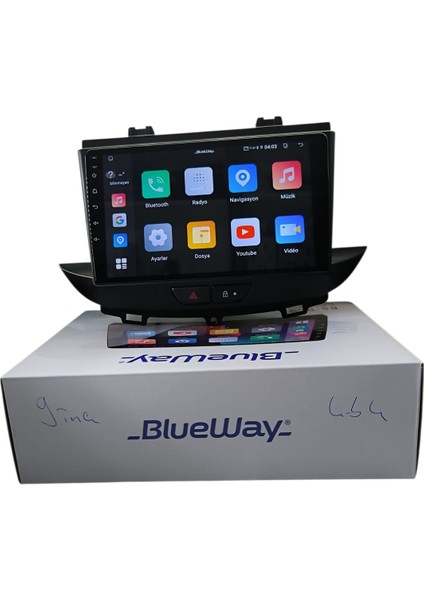 Opel Grandland X-Croosland x Blueway 4-64 Profesyonel Oem Multimedia