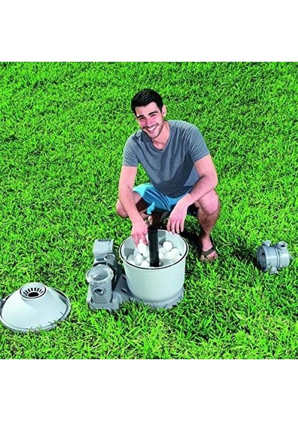 Flowclear Polysphere Ekran, Kum Filtresi Pompaları Için 6 kg Filtre Topları modelleri