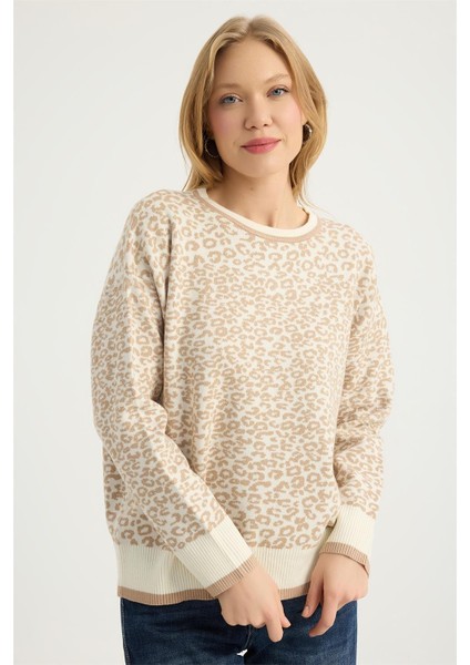 Simli Benek Desenli Triko