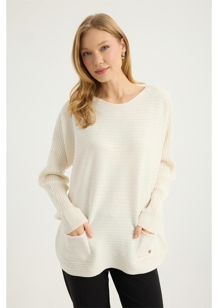 Fitilli Şerit Dokuma Triko