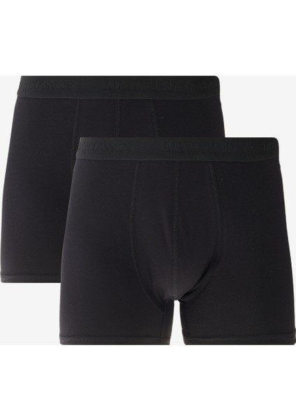 Pamuklu 2'li Paket Esnek Boxer