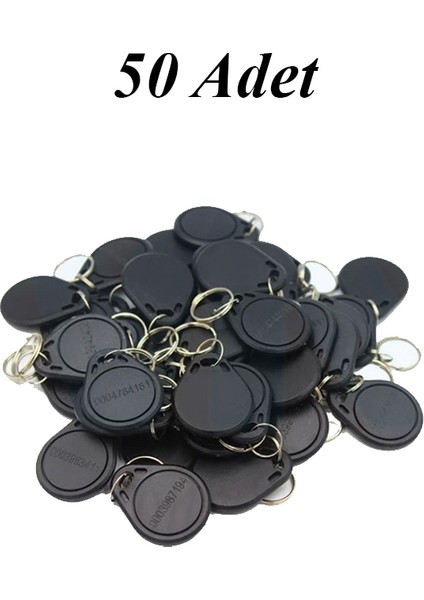 (50 ADET)125 Khz Proximity Anahtarlık, Göstergeç Anahtarlık, Many