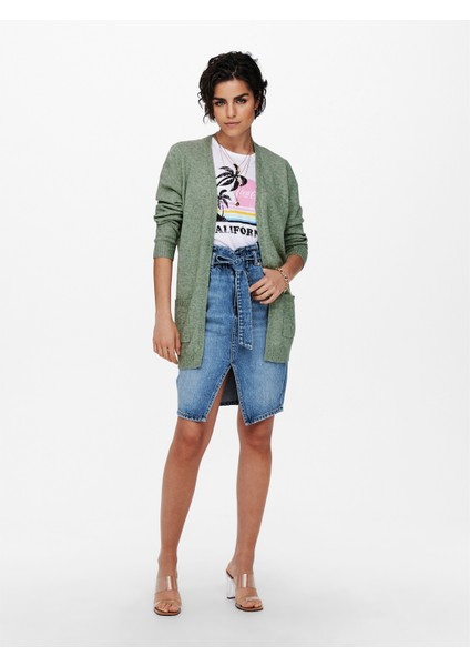 Bayan Uzun Örgü Hırka 15174274 modelleri