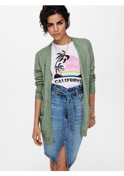 Bayan Uzun Örgü Hırka 15174274 fırsatları