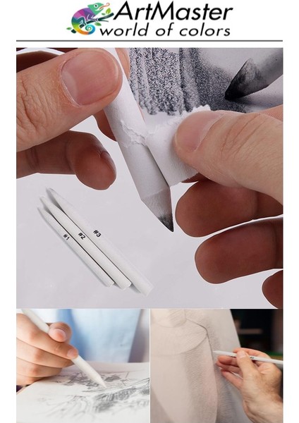 Gölgelendirme Kalemi Pastel Dağıtıcı 6 Lı 1 Paket Dağıtıcı Kalem Kara Kalem Kaynaştırma Kalemi Gölgelendirme Kalem Seti modelleri