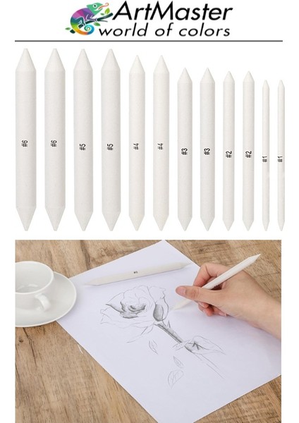 Gölgelendirme Kalemi Pastel Dağıtıcı 6 Lı 1 Paket Dağıtıcı Kalem Kara Kalem Kaynaştırma Kalemi Gölgelendirme Kalem Seti fırsatları