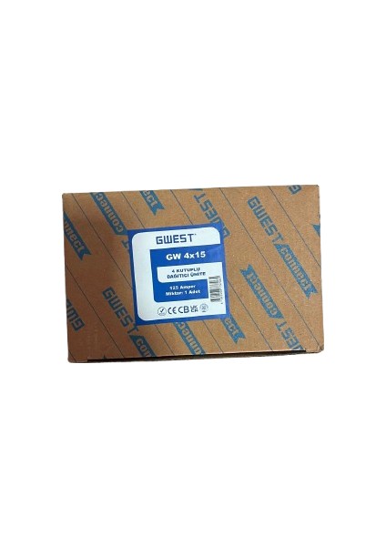 4 Kutuplu Dağıtıcı Ünite Gw 4X15 125 Amper Adet 1