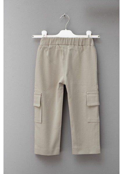 Erkek Kargo Cepli Bej Pantolon % 100 Pamuk , Gabardin Kumaş modelleri