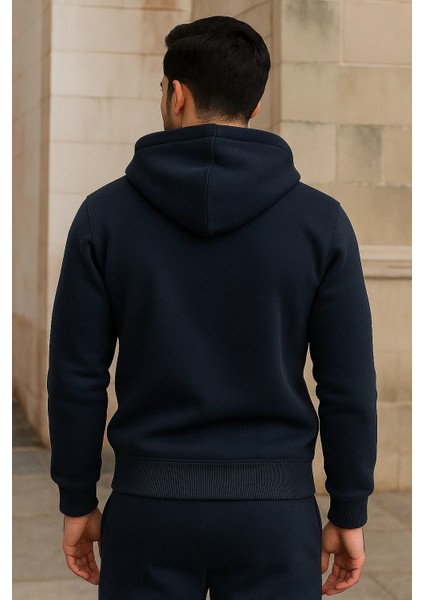 Erkek Kışlık Cepli Lacivert Oversize Sweatshirt indirimleri