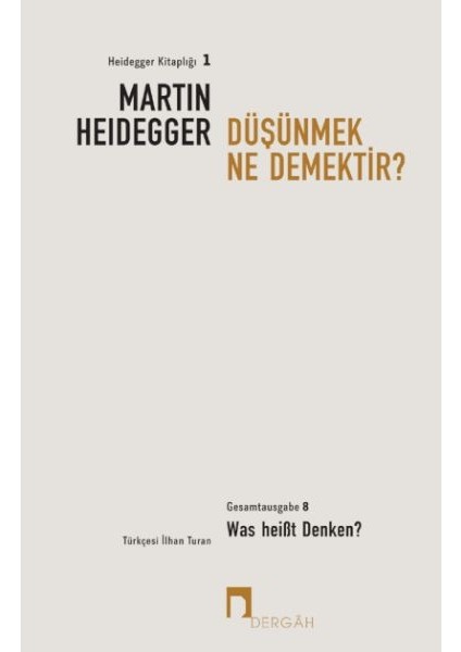 Düşünmek Ne Demektir