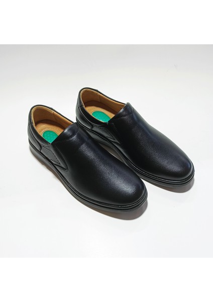 Comfort Erkek Hakiki Deri Ortopedik Ayakkabı Günlük Klasik Baba Ayakkabısı