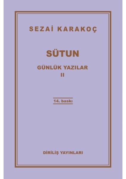 Günlük Yazılar 2 - Sütun