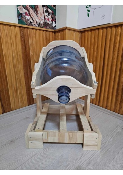 Ahşap Damacana Standı / Pratik Su Sebili