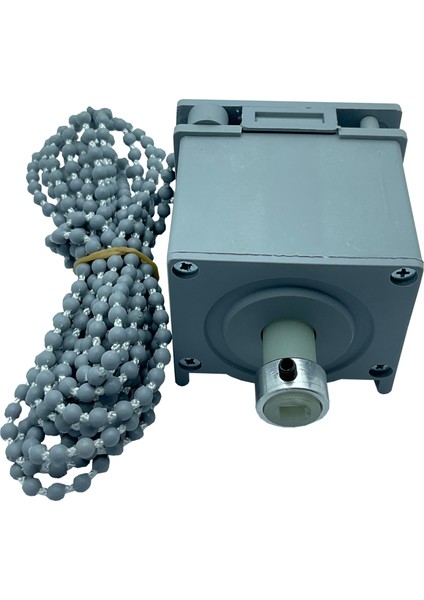 50MM Ahşap Jaluzi Redüktörlü Zincir Mekanizma Açık Gri