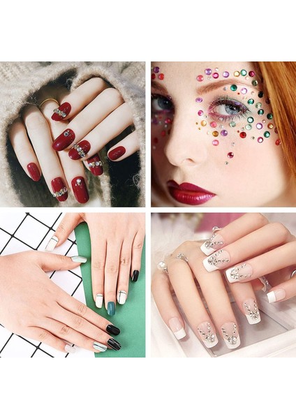 Profesyonel 37 Parça Tırnak Süsleme Seti - Taş Paleti + Çizgi Bant + Uygulama Fırçaları + Törpü