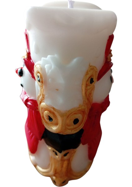 Yılbaşı Kardan Adam Mum