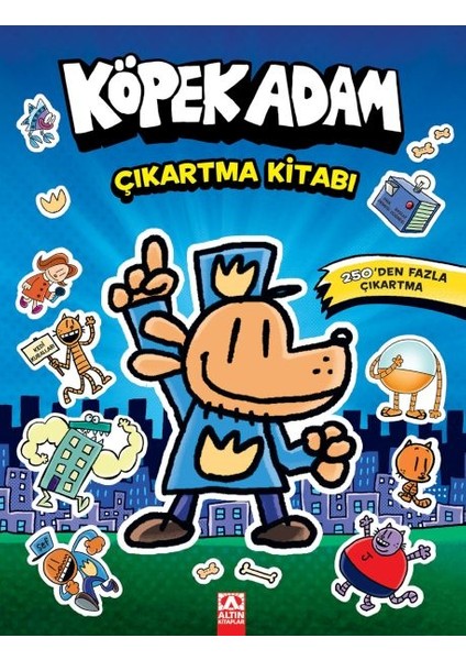 Köpek Adam Çıkartma Kitabı