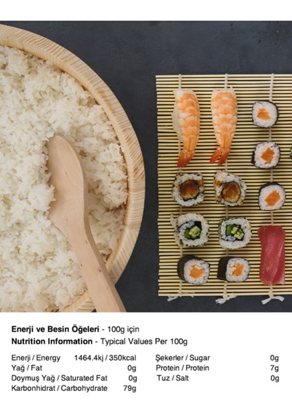 Premium Koshihikari Sushi Pirinç ( Premium Koshihikari Sushi Rice ) - 1000G fırsatları