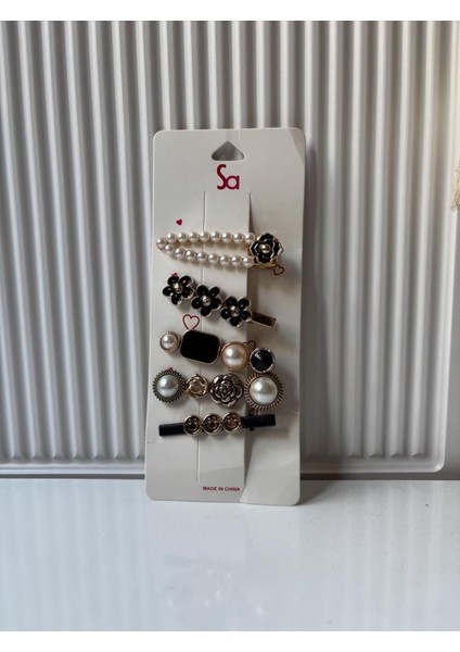 Siyah 5'li Toka Seti