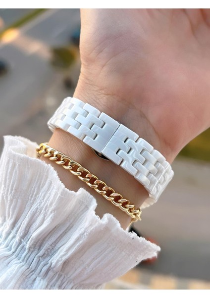 Seramik Kordon Taşlı Kadran 2 Yıl Garantili 3 Atm Kadın Kol Saati+Bileklik Hediyeli Sm2 modelleri