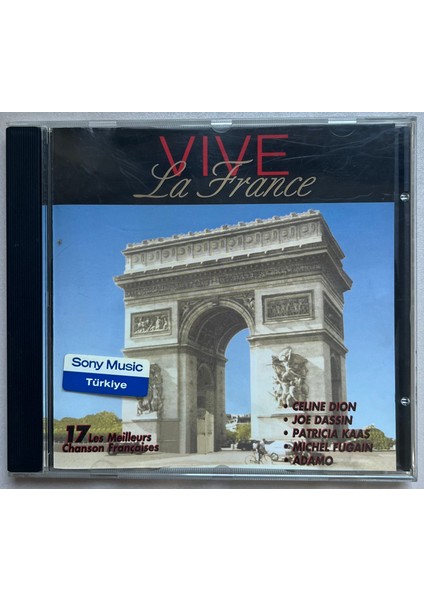 Vive La France CD Celine Dion, Joe Dassin, Adamo ... (Orijinal Dönem Baskı Cd)