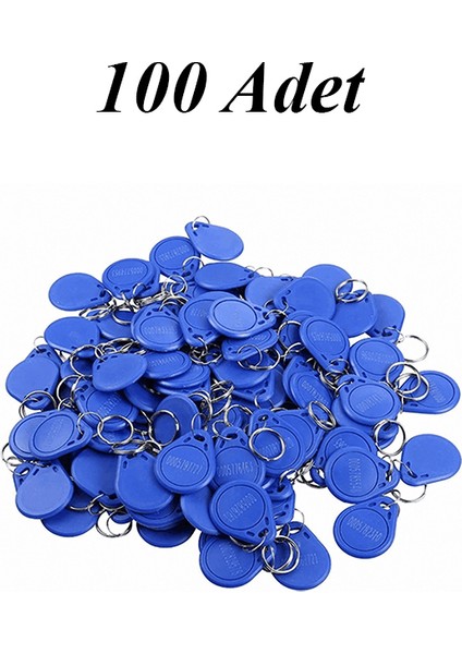 (100 Adet) 125 Khz Proximity Anahtarlık, Göstergeç Anahtarlık, Manyetik Anahtarlık