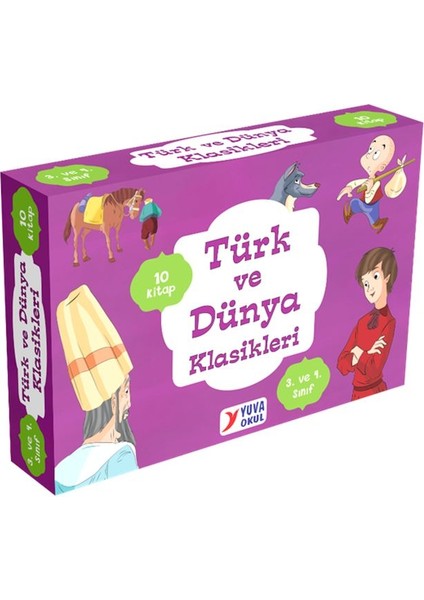 3. ve 4. Sınıflar Için Türk ve Dünya Klasikleri (10 Kitap)