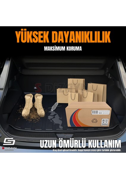 S-Dizayn Ford Connect 3D Pro Bagaj Havuzu 2002-2013 A+ Kalite