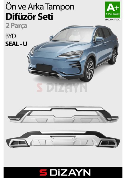 BYD Seal U Ön ve Arka Tampon Koruma Difüzör Seti 2022 Üzeri A+ Kalite