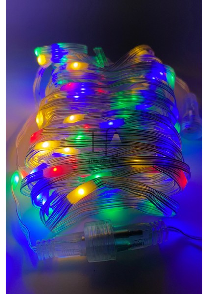 10 Metre Rgb Peri LED Işık IP64 Dış Mekan Jack Eklemeli Dekoratif LED Işık Yılbaşı Süsü