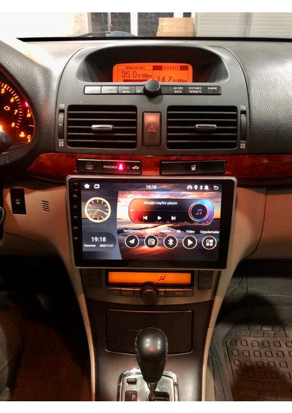 Toyota Avensıs 2002-09 9" Uyumlu Android Multimedia Gerçek 4/64 Kablosuz Carplay Geri Görüş Kameralı modelleri