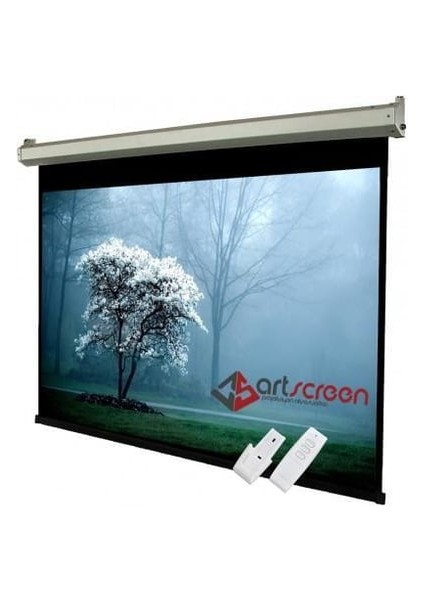 Av-Screen Motorlu 300X225 Perde + Kumanda