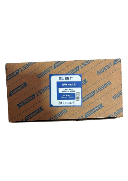 4 Kutuplu Dağıtıcı Ünitet Gw 4X12 160 Amper Adet 1