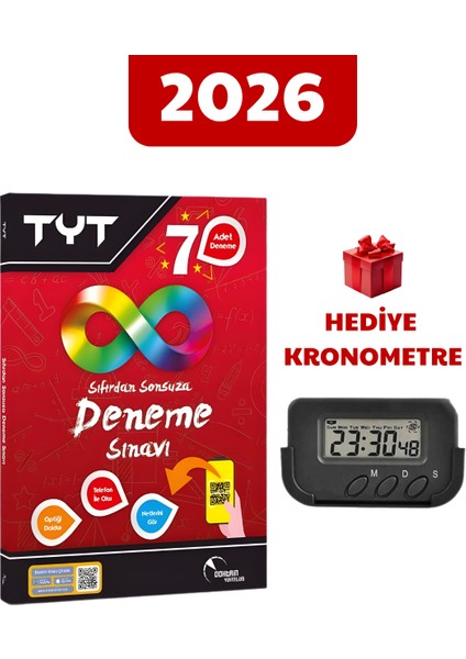 2026 Sıfırdan Sonsuza Tyt 7'li Deneme Sınavı - Kronometre Hediyeli