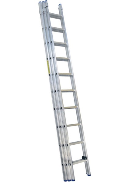 3X2=6 METRE 3 PARÇALI ALÜMİNYUM MERDİVEN