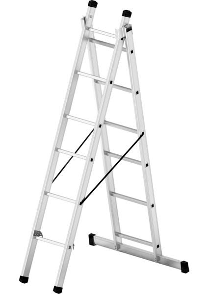 2X2 = 4 METRE "A" TİPİ 2 PARÇALI ALÜMİNYUM MERDİVEN modelleri