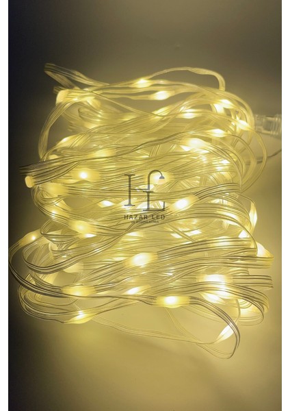 10 Metre Gün Işığı Peri LED Işık IP64 Dış Mekan Jack Eklemeli Dekoratif LED Işık Yılbaşı Süsü fiyatları