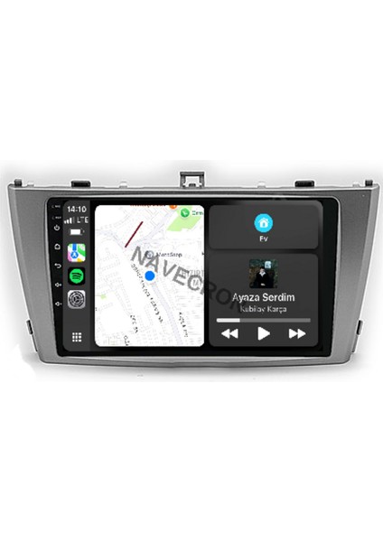 Toyota Avensıs 2009-15 9" Uyumlu Android Multimedia Gerçek 4/64 Kablosuz Carplay Geri Görüş Kameralı