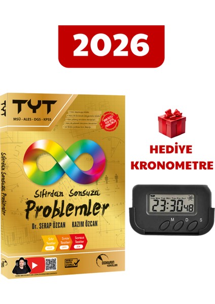2026 Sıfırdan Sonsuza Tyt Problemler - Kronometre Hediyeli