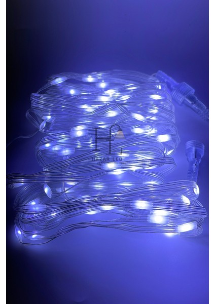 10 Metre Beyaz Peri LED Işık IP64 Dış Mekan Jack Eklemeli Dekoratif LED Işık Yılbaşı Süsü