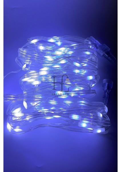 10 Metre Beyaz Peri LED Işık IP64 Dış Mekan Jack Eklemeli Dekoratif LED Işık Yılbaşı Süsü modelleri