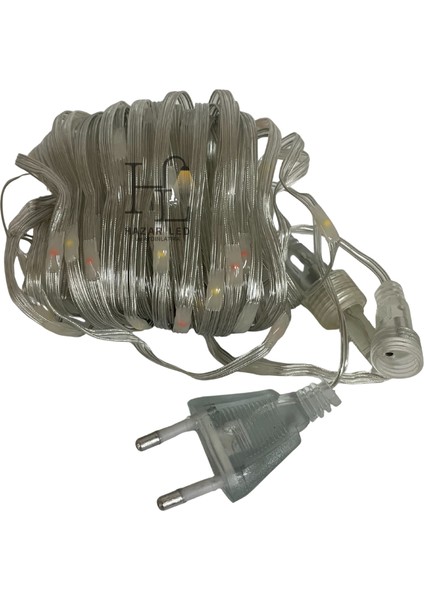 10 Metre Beyaz Peri LED Işık IP64 Dış Mekan Jack Eklemeli Dekoratif LED Işık Yılbaşı Süsü indirimleri