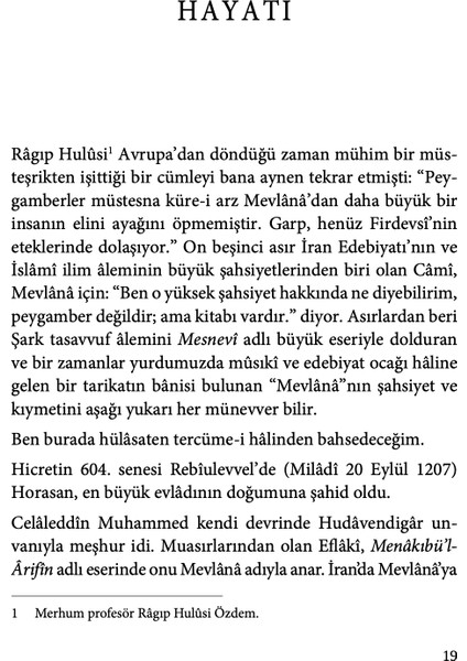 Mevlânâ - Ali Nihad Tarlan